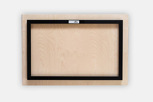 On the Train Metal print