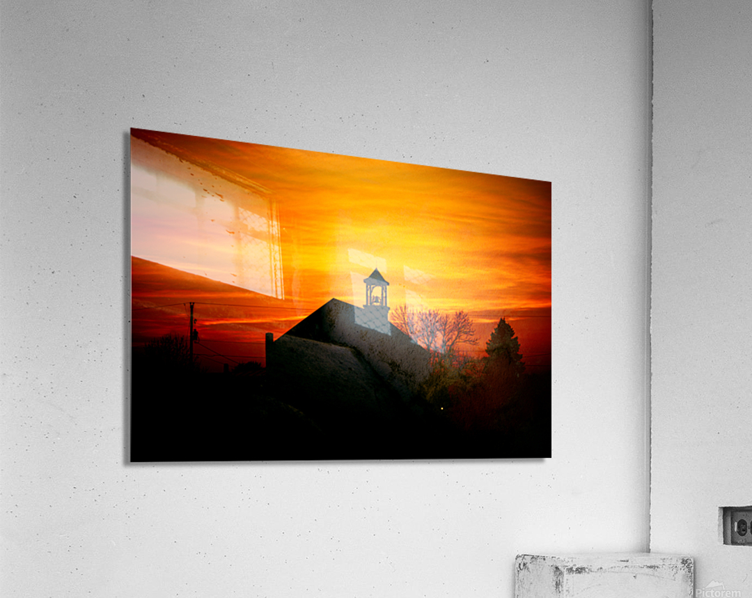 Sunset Church Acrylic Print