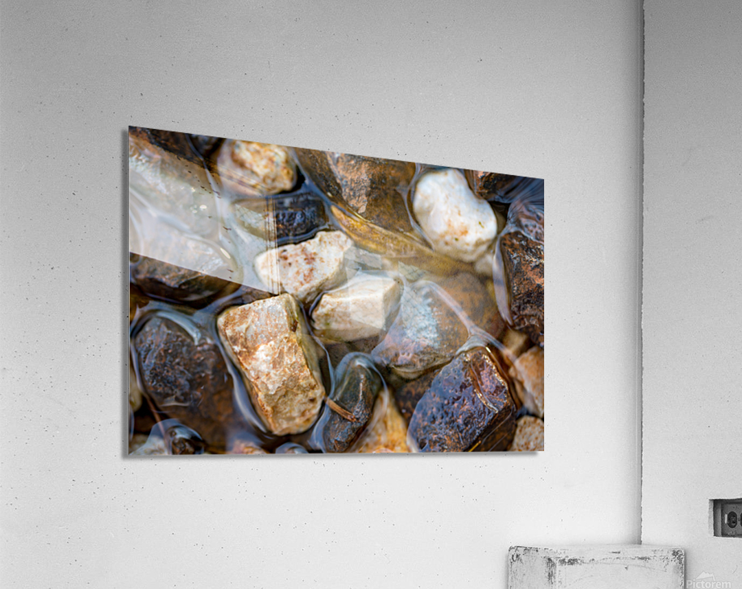 Wet Rocks Acrylic Print