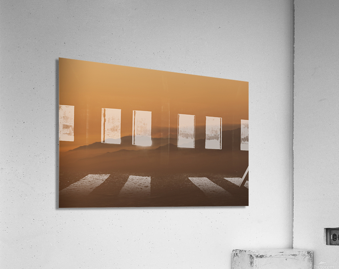 Sunset from the Sky Acrylic Print