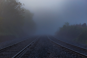 Early Morning Train Tracks