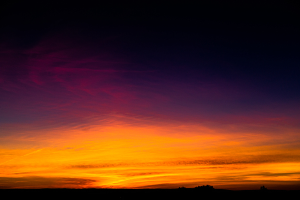 Sunset Over Farmland Digital Download