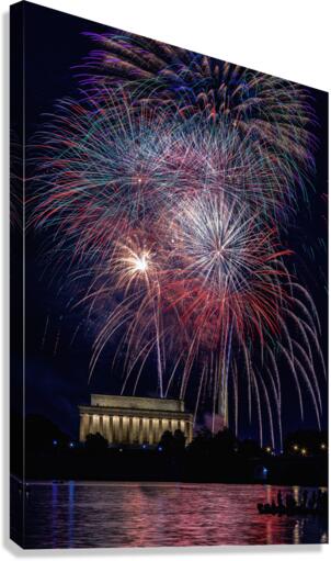 D.C. Fireworks-Extreme Edition Canvas Print