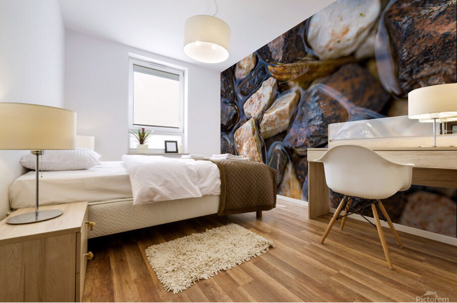 Wet Rocks Mural print