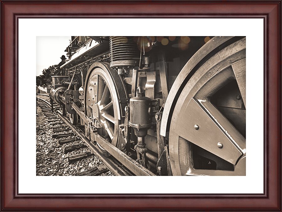 On the Train Picture Frame print