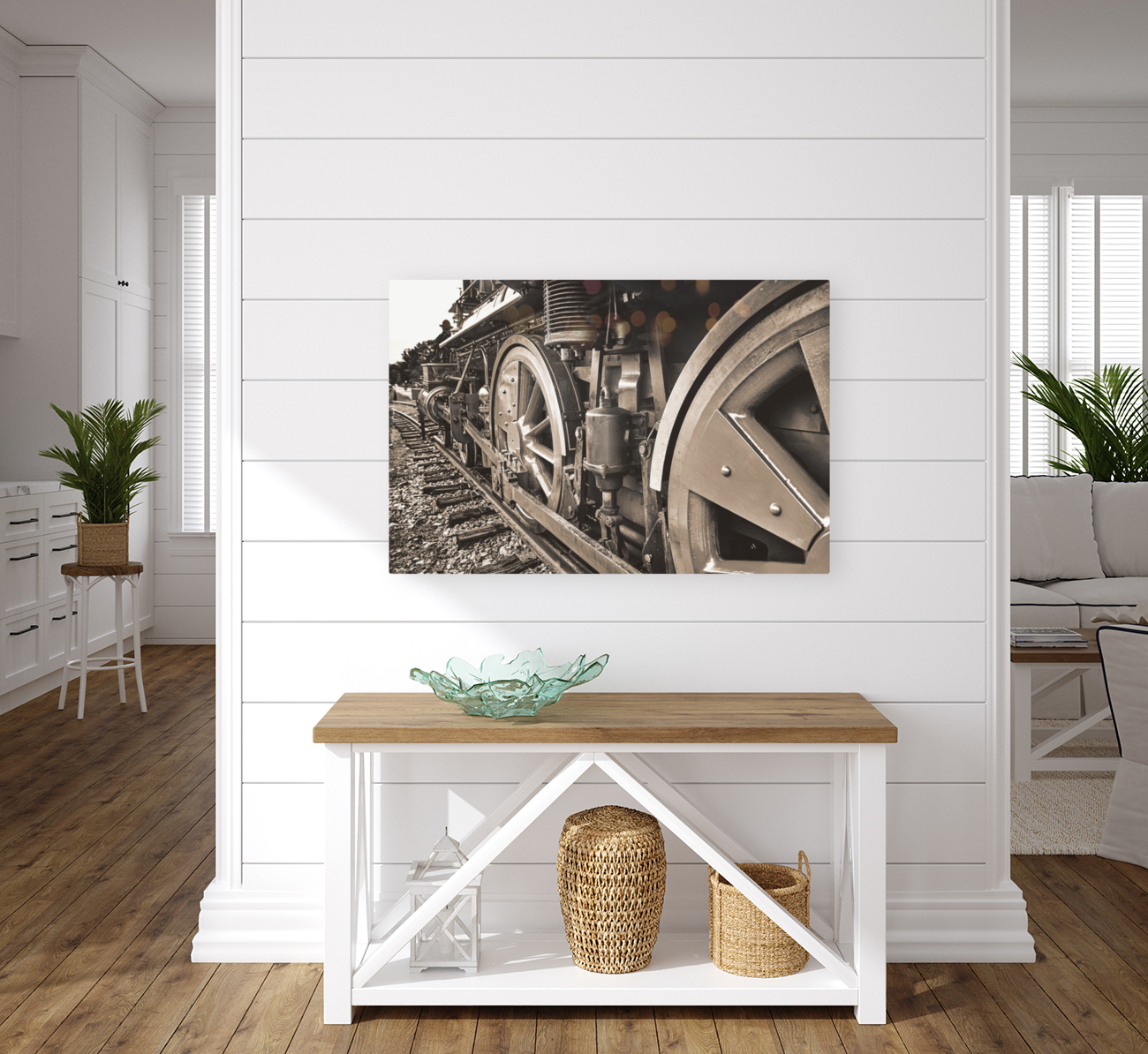 On the Train Reproduction