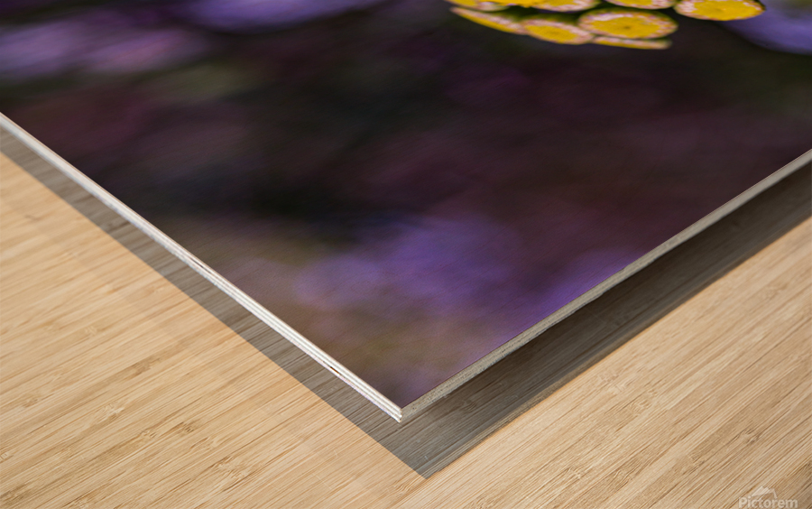 A Natural Bouquet Wood print