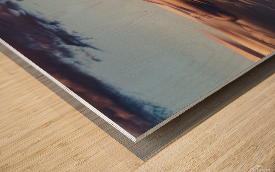 Across the Wilderness Wood print