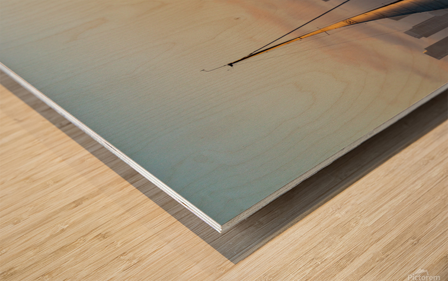 San Francisco Sails Wood print