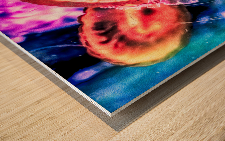 Im In Love With The Jellyfish Wood print